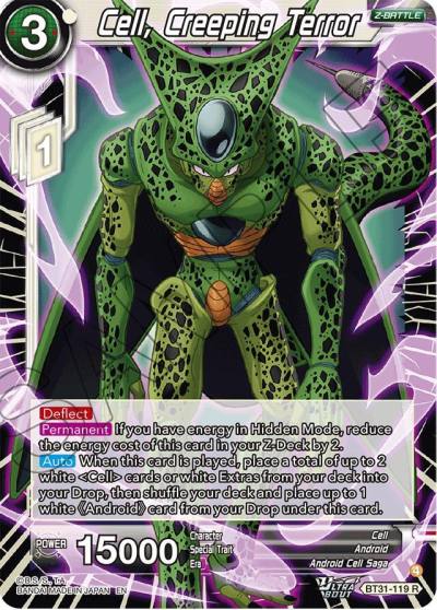 Cell Creeping Terror BT31-119 Impact Beyond Dimensions Dragonball Super card