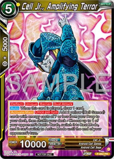 Cell Jr Amplifying Terror Deluxe Pack 2025 Vol1 P-662 Promotion Cards Dragonball Super card