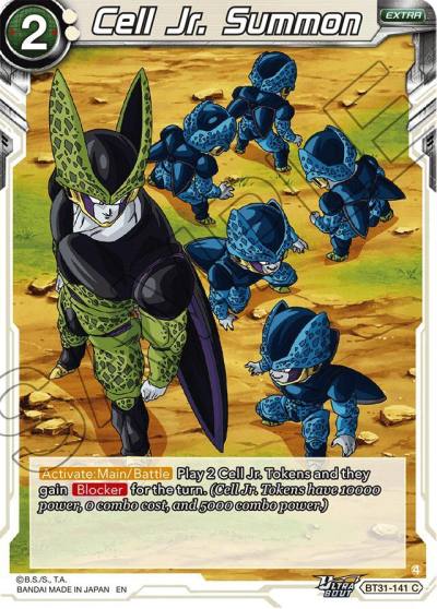 Cell Jr Summon BT31-141 Impact Beyond Dimensions Dragonball Super card