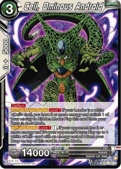 Cell Ominous Android BT31-131 Impact Beyond Dimensions Dragonball Super card