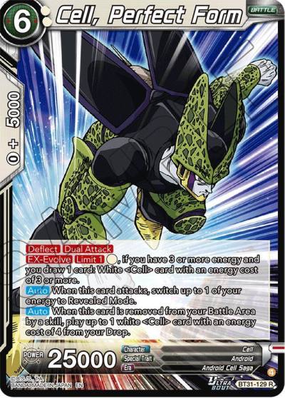 Cell Perfect Form BT31-129 Impact Beyond Dimensions Dragonball Super card