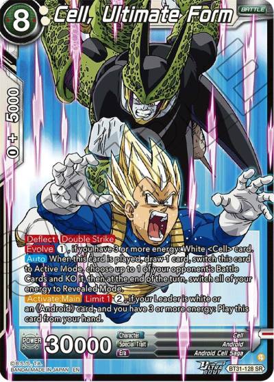 Cell Ultimate Form BT31-128 Impact Beyond Dimensions Dragonball Super card
