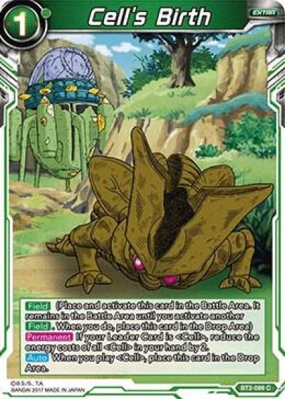 Cells Birth BT2-099 Union Force Dragonball Super card