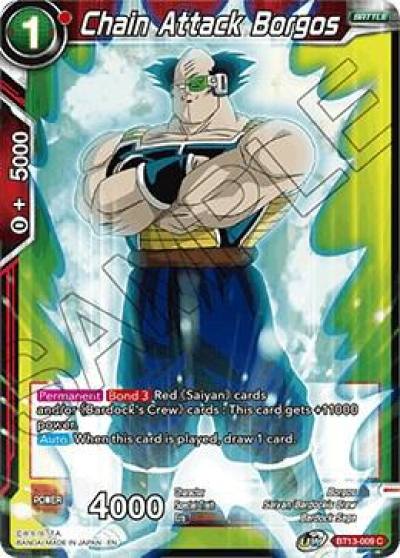 Chain Attack Borgos BT13-009 Supreme Rivalry Dragonball Super card