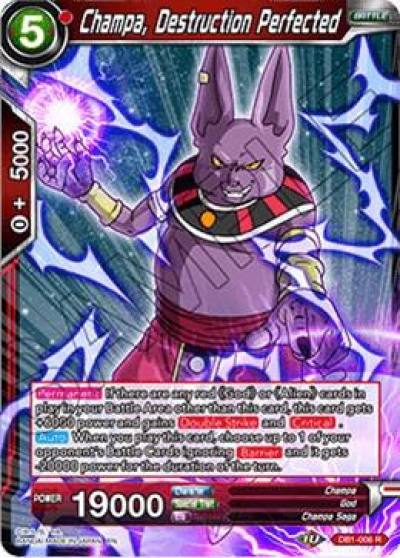 Champa Destruction Perfected DB1-006 Draft Box 04 - Dragon Brawl Dragonball Super card