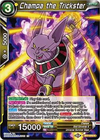 Champa the Trickster BT7-078 Assault of the Saiyans Dragonball Super card