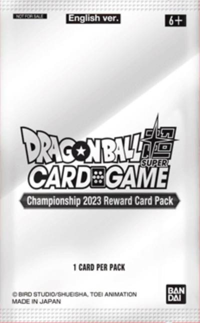 Championship 2023 Reward Pack  Promotion Cards Dragonball Super card