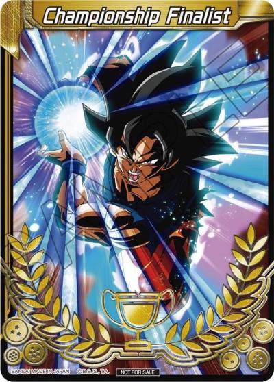 Championship Final 2019 Merit Card Finalist  Tournament Promotion Cards Dragonball Super card