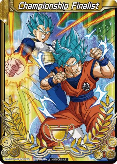 Championship Final 2021 Merit Card Finalist  Tournament Promotion Cards Dragonball Super card