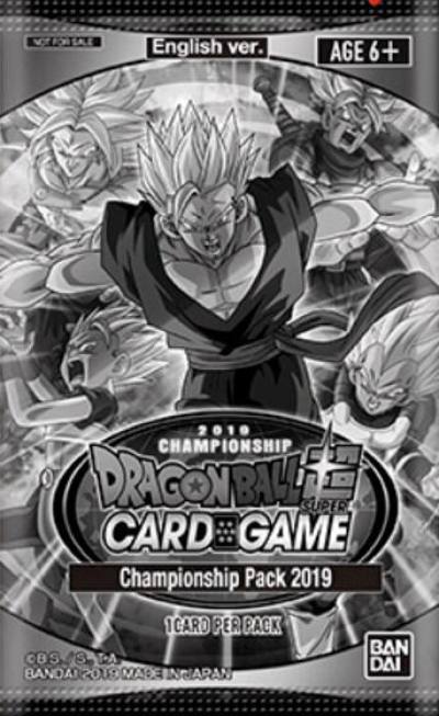 Championship Pack 2019  Promotion Cards Dragonball Super card