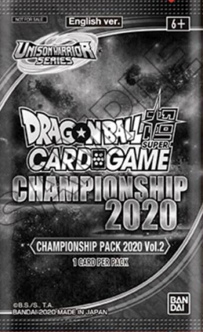 Championship Pack 2020 Vol 2  Promotion Cards Dragonball Super card