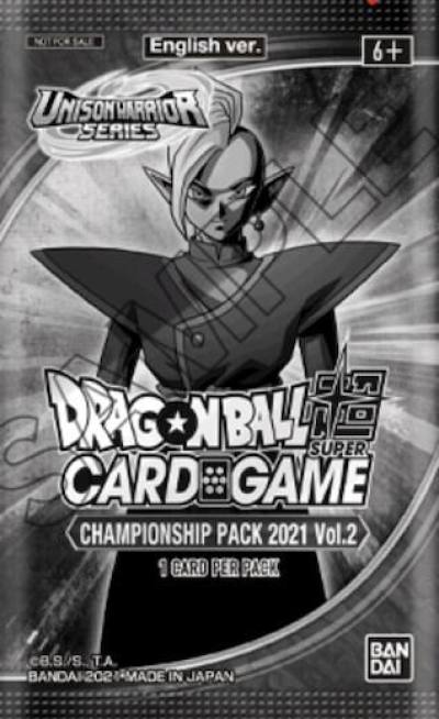 Championship Pack 2021 Vol 2  Promotion Cards Dragonball Super card