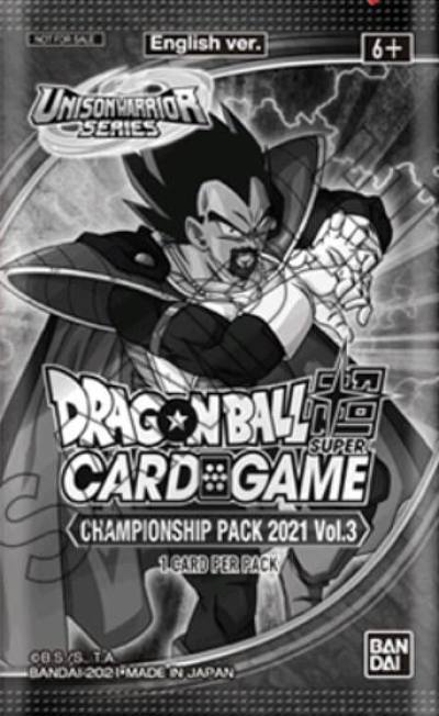 Championship Pack 2021 Vol 3  Promotion Cards Dragonball Super card