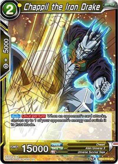 Chappil the Iron Drake DB2-119 Draft Box 05 - Divine Multiverse Dragonball Super card