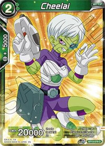 Cheelai Foil BT13-079 Supreme Rivalry Dragonball Super card