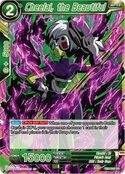 Cheelai the Beautiful TB3-045 Clash of Fates Dragonball Super card