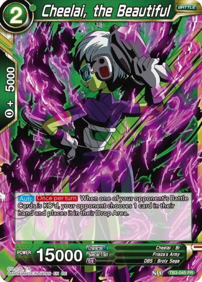Cheelai the Beautiful TB3-045 Mythic Booster Dragonball Super card
