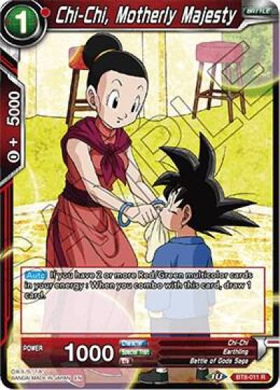 Chi Chi Motherly Majesty BT8-011 Malicious Machinations Dragonball Super card