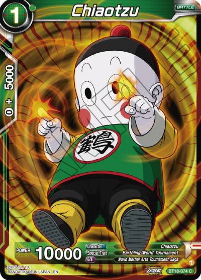Chiaotzu BT18-074 Dawn of the Z-Legends Dragonball Super card