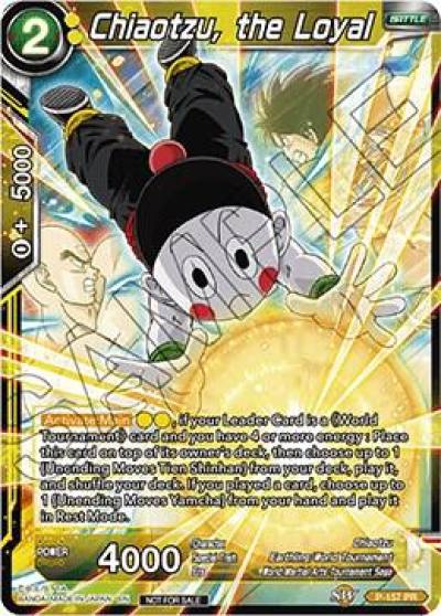 Chiaotzu the Loyal Power Booster World Martial Arts Tournament Foil P-157 Promotion Cards Dragonball Super card