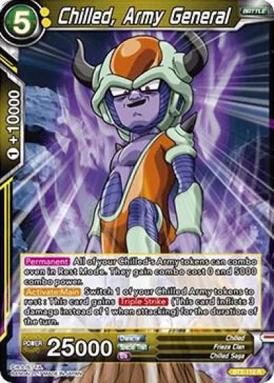 Chilled Army General BT2-112 Union Force Dragonball Super card
