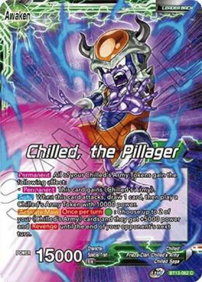 Chilled Chilled the Pillager BT13-062 Supreme Rivalry Dragonball Super card