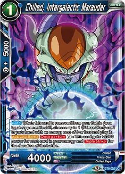 Chilled Intergalactic Marauder BT9-025 Universal Onslaught Dragonball Super card