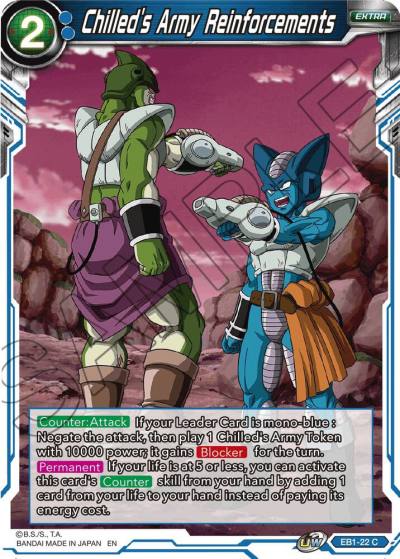 Chilleds Army Reinforcements EB1-22 Battle Evolution Booster Dragonball Super card