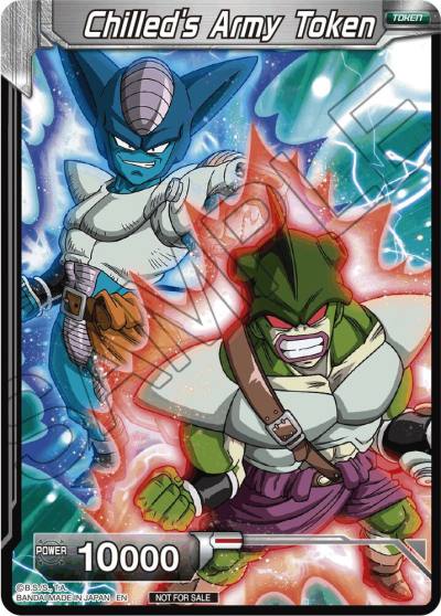 Chilleds Army Token Premier TO Online Event Series 2020  Tournament Promotion Cards Dragonball Super card