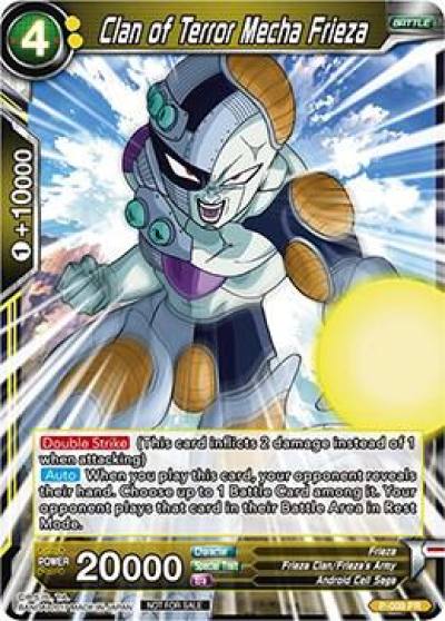 Clan of Terror Mecha Frieza Non Foil Version P-008 Promotion Cards Dragonball Super card