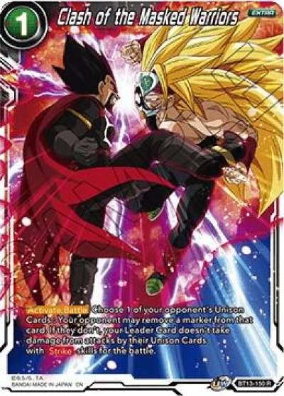 Clash of the Masked Warriors BT13-150 Supreme Rivalry Dragonball Super card