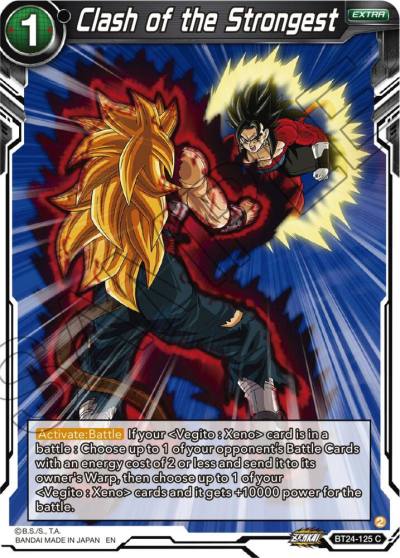 Clash of the Strongest BT24-125 Beyond Generations Dragonball Super card