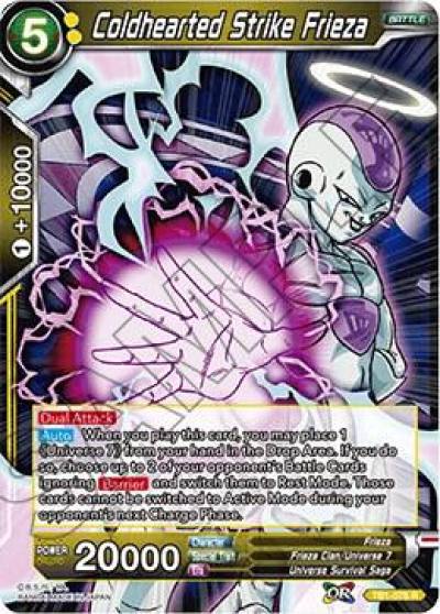 Coldhearted Strike Frieza Shatterfoil TB1-078 Draft Box 04 - Dragon Brawl Dragonball Super card