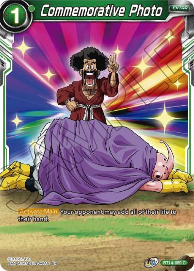 Commemorative Photo BT14-089 Cross Spirits Dragonball Super card
