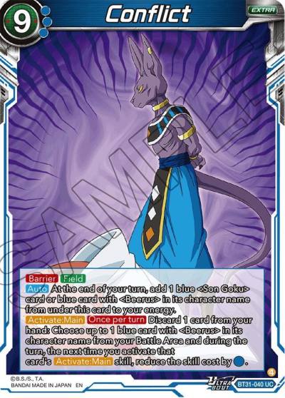 Conflict BT31-040 Impact Beyond Dimensions Dragonball Super card