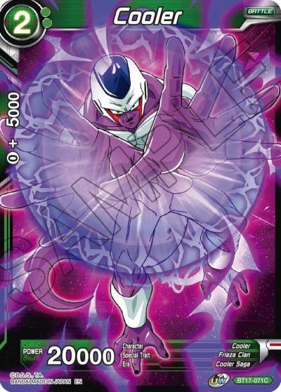 Cooler BT17-071 Ultimate Squad Dragonball Super card