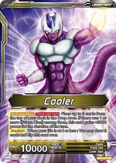 Cooler Cooler Leader of Troops BT2-101 Union Force Dragonball Super card