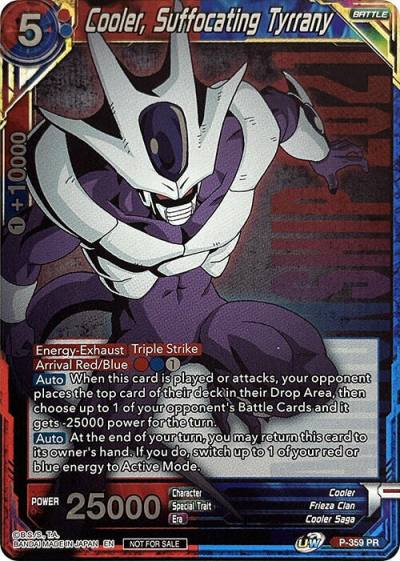 Cooler Suffocating Tyrrany Championship Pack 2021 Vol3 P-359 Promotion Cards Dragonball Super card