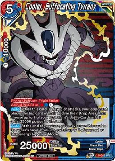 Cooler Suffocating Tyrrany Championship Pack 2021 Vol3 Winner Gold Stamped P-359 Promotion Cards Dragonball Super card