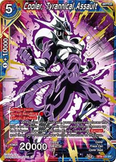 Cooler Tyrannical Assault BT9-103 Universal Onslaught Dragonball Super card