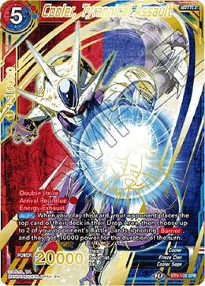 Cooler Tyrannical Assault SPR BT9-103 Universal Onslaught Dragonball Super card