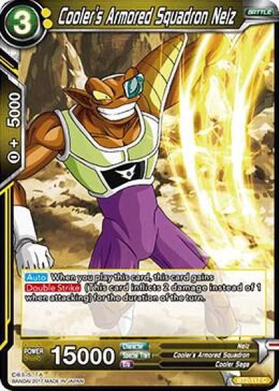 Coolers Armored Squadron Neiz BT2-117 Union Force Dragonball Super card