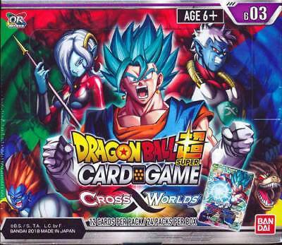 Cross Worlds Booster Box  Cross Worlds Dragonball Super card