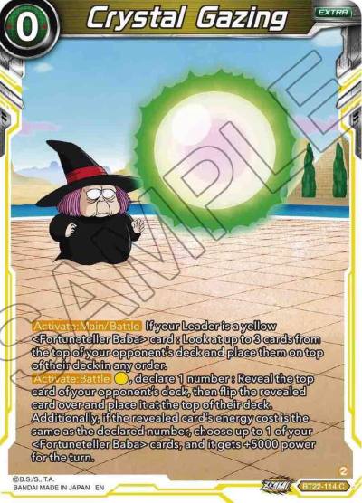 Crystal Gazing BT22-114 Critical Blow Dragonball Super card