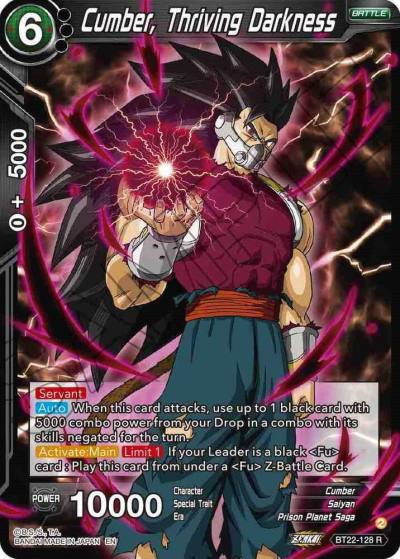 Cumber Thriving Darkness Foil BT22-128 Critical Blow Dragonball Super card