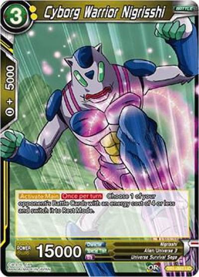 Cyborg Warrior Nigrisshi Foil TB1-093 Tournament of Power Dragonball Super card
