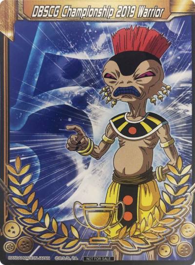 DBSCG Championship 2019 Warrior Merit Card Universe Arak 5 Tournament Promotion Cards Dragonball Super card