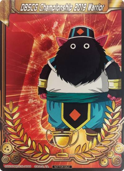 DBSCG Championship 2019 Warrior Merit Card Universe Iwan 1 Tournament Promotion Cards Dragonball Super card