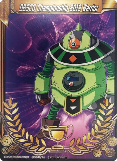 DBSCG Championship 2019 Warrior Merit Card Universe Mosco 3 Tournament Promotion Cards Dragonball Super card
