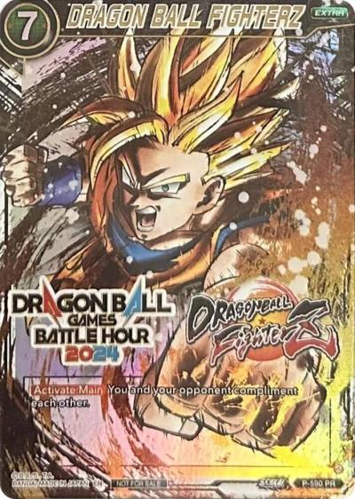 DRAGON BALL FIGHTERZ Dragon Ball Games Battle Hour 2024 Promo Card Set P-590 Promotion Cards Dragonball Super card